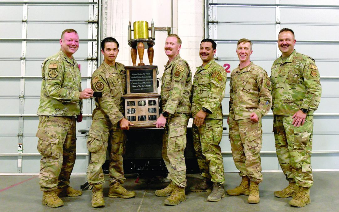 Minot AFB EOD Wins Global Strike Team of the Year competition 2022