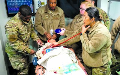 5th Medical Group Utilizes Trinity Health’s SIM Truck for Training Day