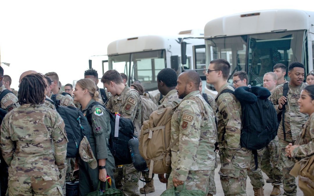 Barons return home following Bomber Task Force deployment
