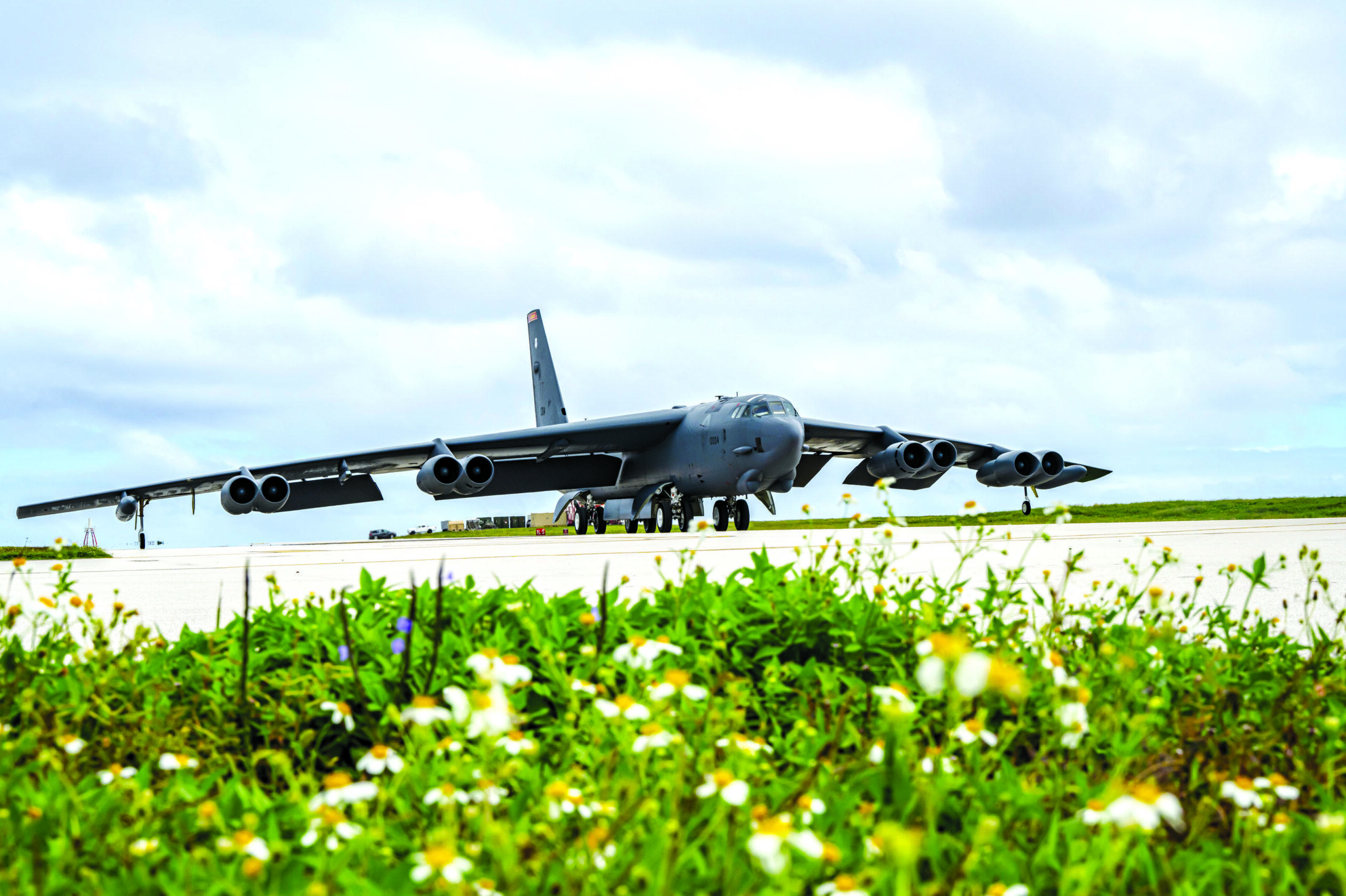 Bombers abound North Dakotabased B52sarrive in Pacific, provide